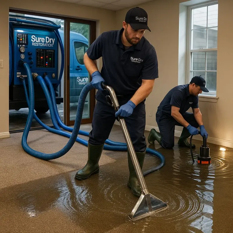 Water Extraction and Removal process in Pine Grove Mills, PA